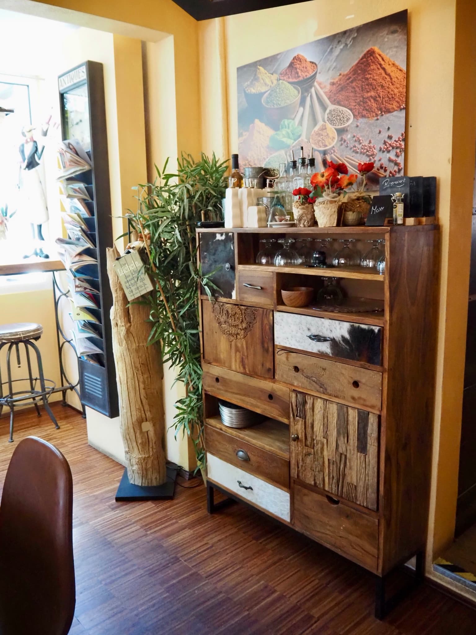 Frische Bio-Zutaten aus der Küche